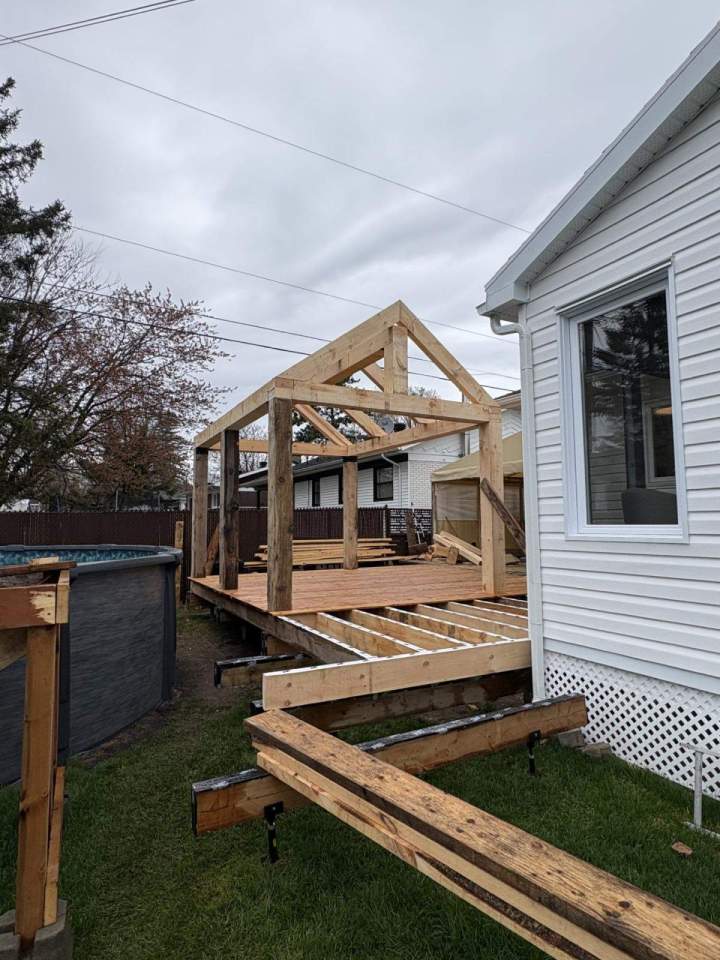 Construction de pergola Bellechasse Regional County Municipality